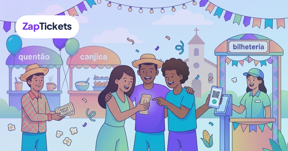 Quermesse de paróquia: do bloquinho de papel ao ingresso digital