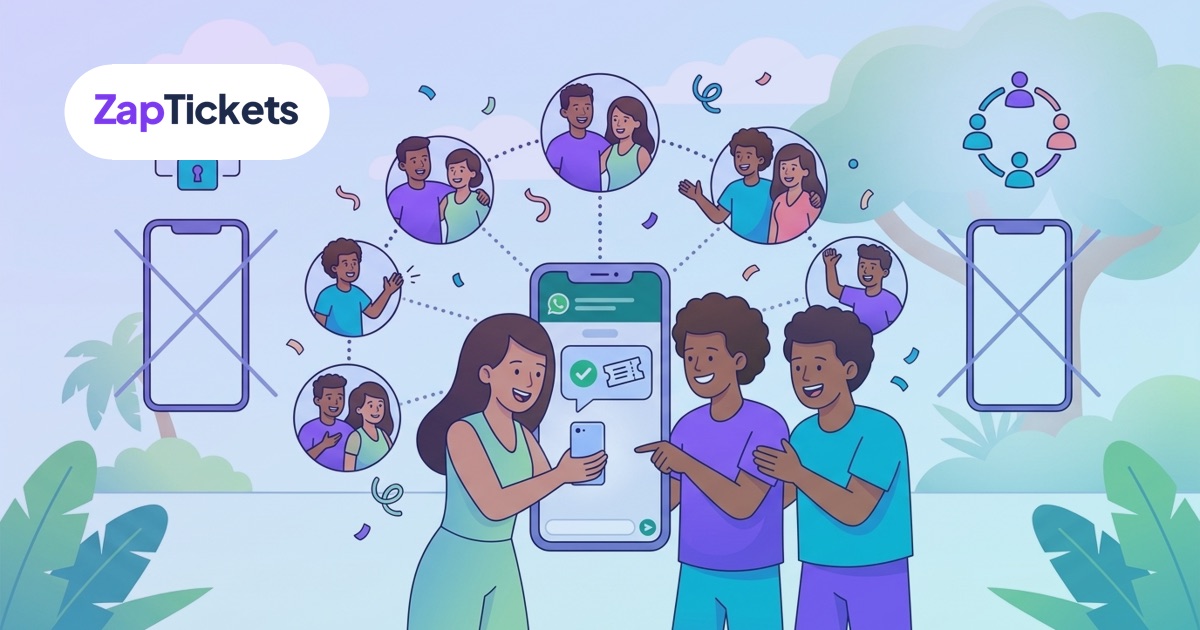 Ingresso pelo WhatsApp: por que sua comunidade não precisa de app